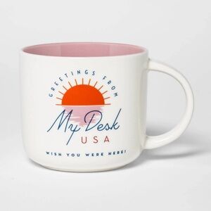 Threshold Greetings From My Desk Ceramic 15oz Mug